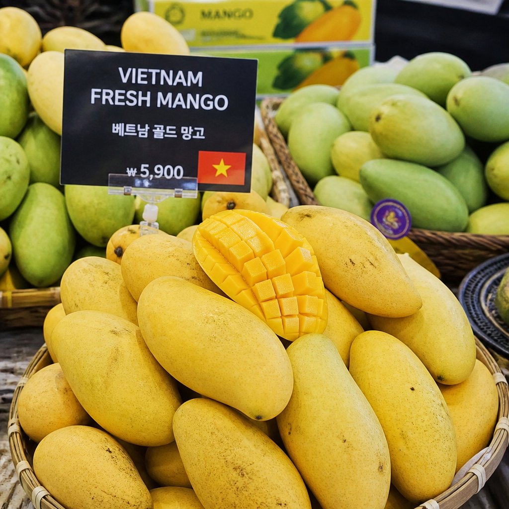 Mangues fraîches du Vietnam : qualité, saisonnalité et importation
