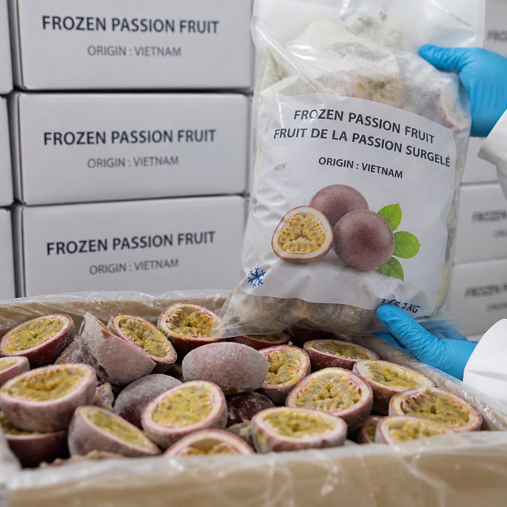 Fruit de la passion surgelé du Vietnam : approvisionnement pour les professionnels