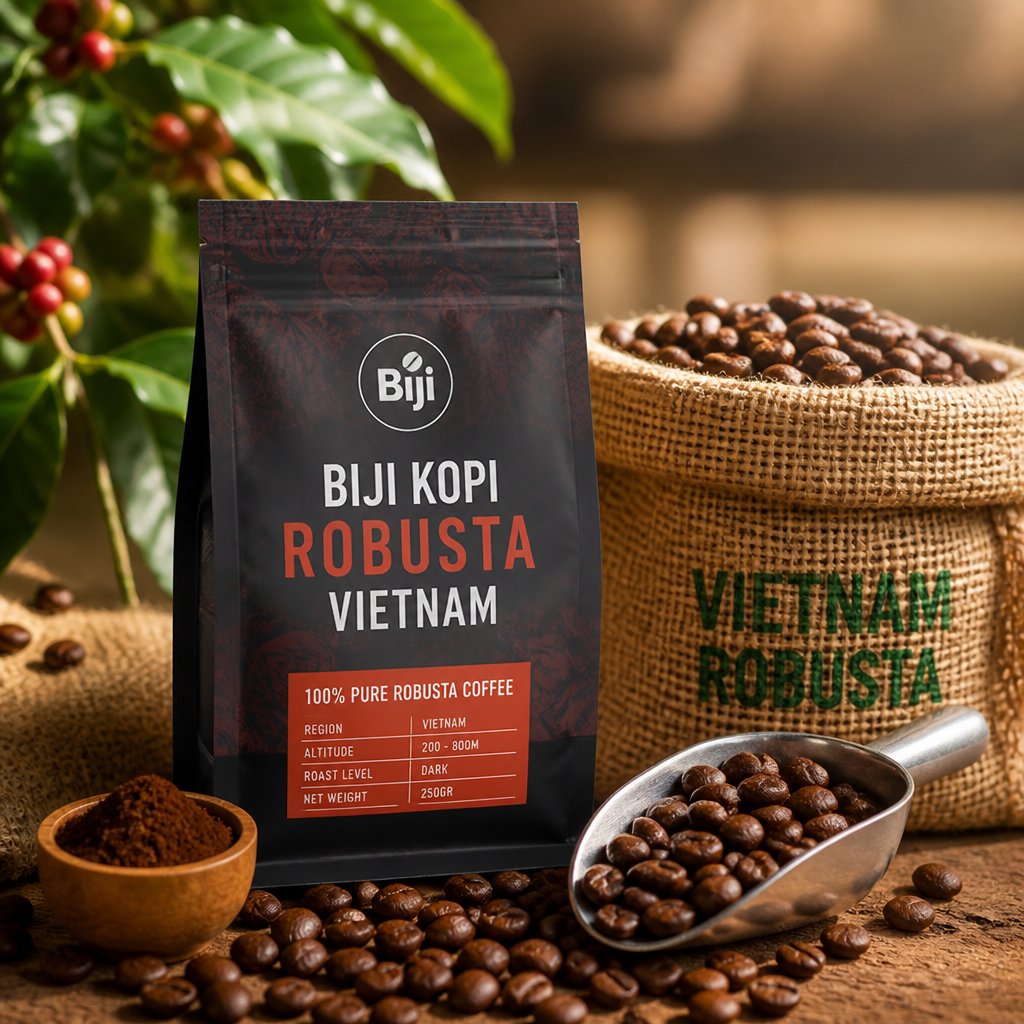Biji Kopi Robusta Vietnam