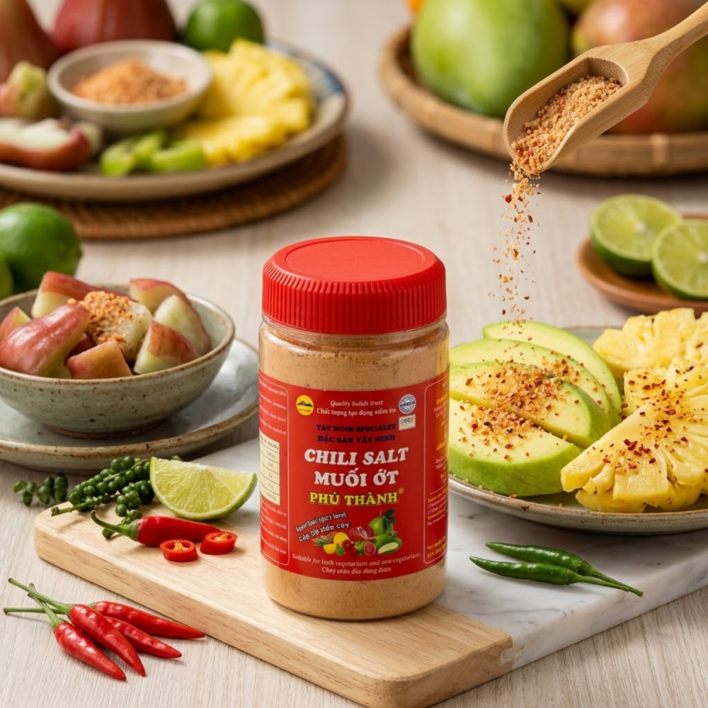 VIETNAMESE ROASTED CHILI SALT FOR EXPORT – 100% NATURAL SAVORY VEGAN SNACK SEASONING 3