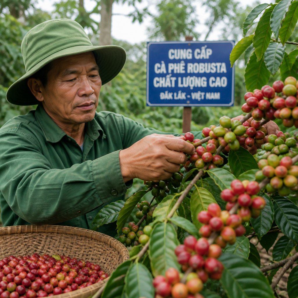 Pembekal Biji Kopi Robusta dari Vietnam