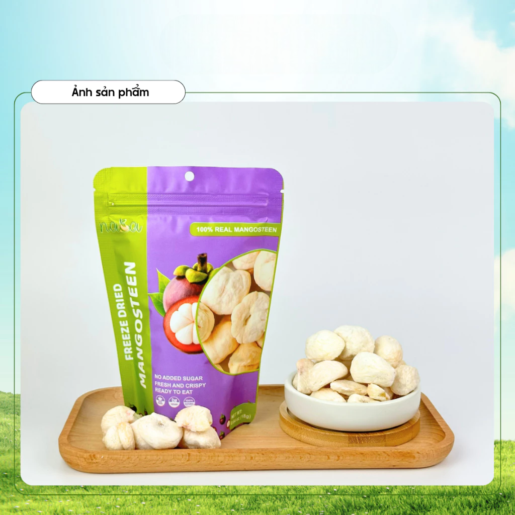 VIETNAMESE FREEZE-DRIED MANGOSTEEN 18G – NATURAL FRUIT SNACK, NO ADDED SUGAR, WHOLESALE EXPORT 4
