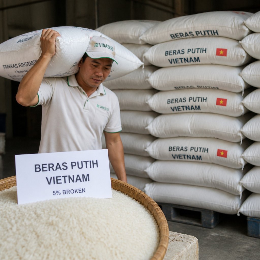Pembekal Beras Putih dari Vietnam