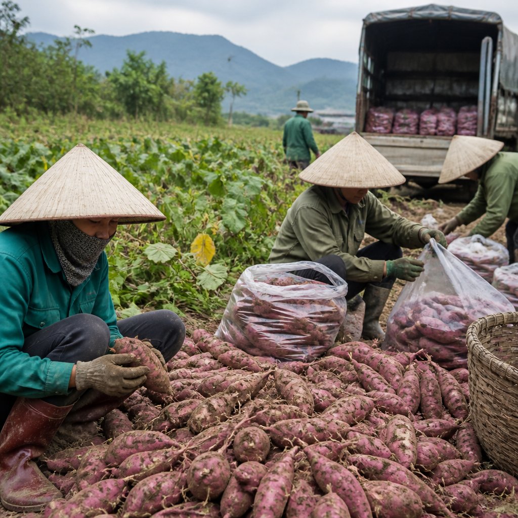 Pembekal Ubi Keledek dari Vietnam