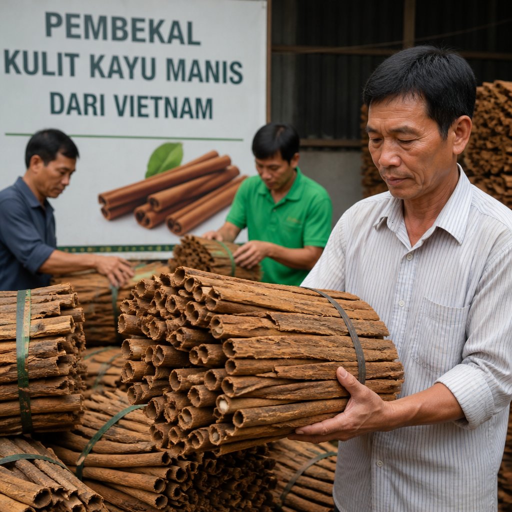 Pembekal Kulit Kayu Manis dari Vietnam