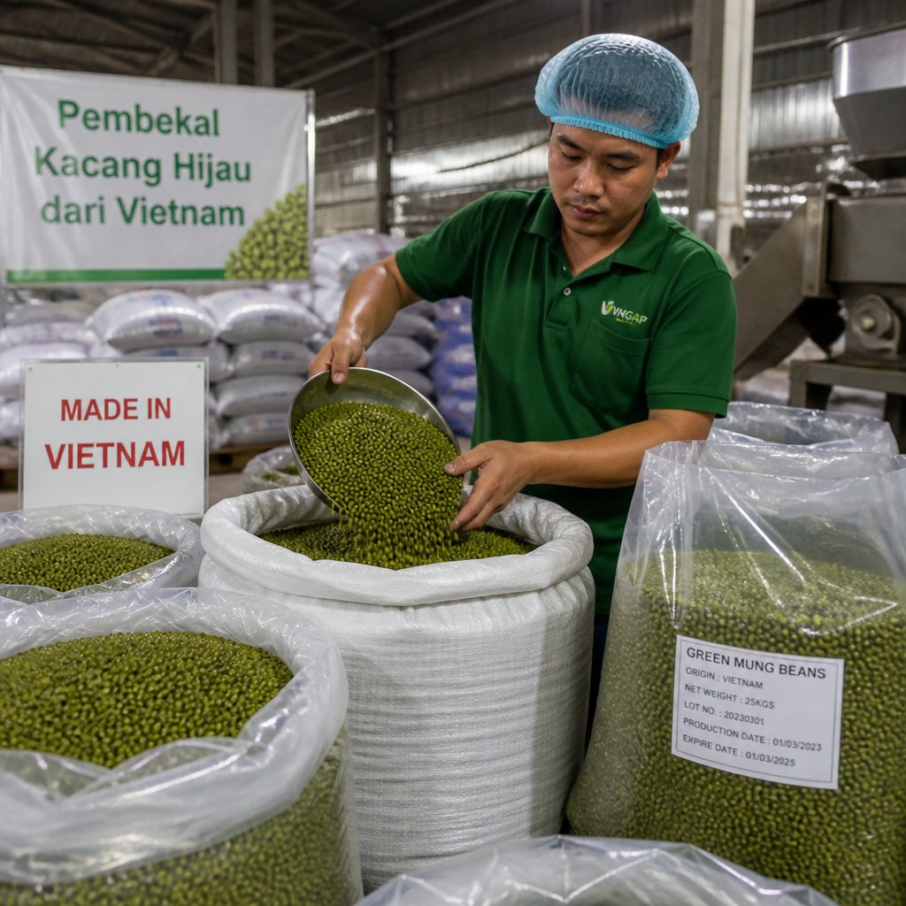 Pembekal Kacang Hijau dari Vietnam