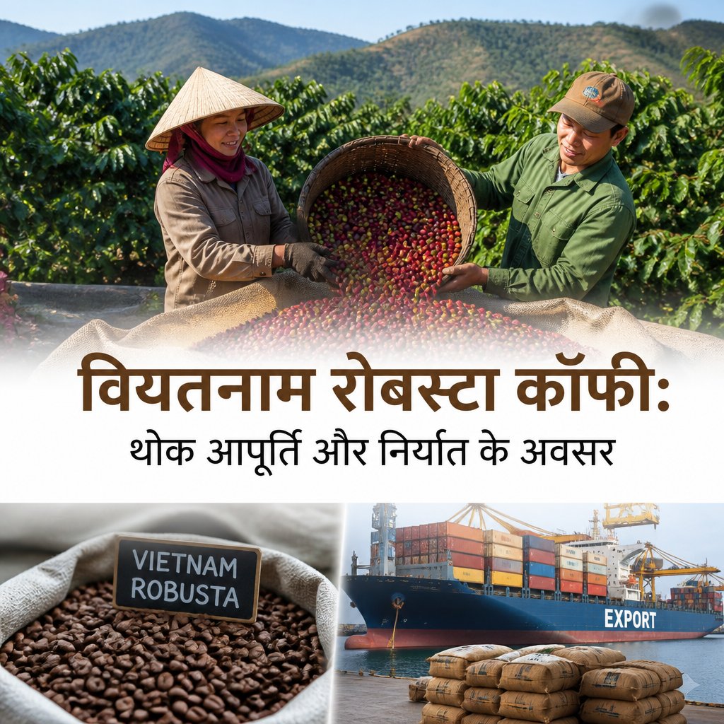 वियतनाम रोबस्टा कॉफी: थोक आपूर्ति और निर्यात के अवसर