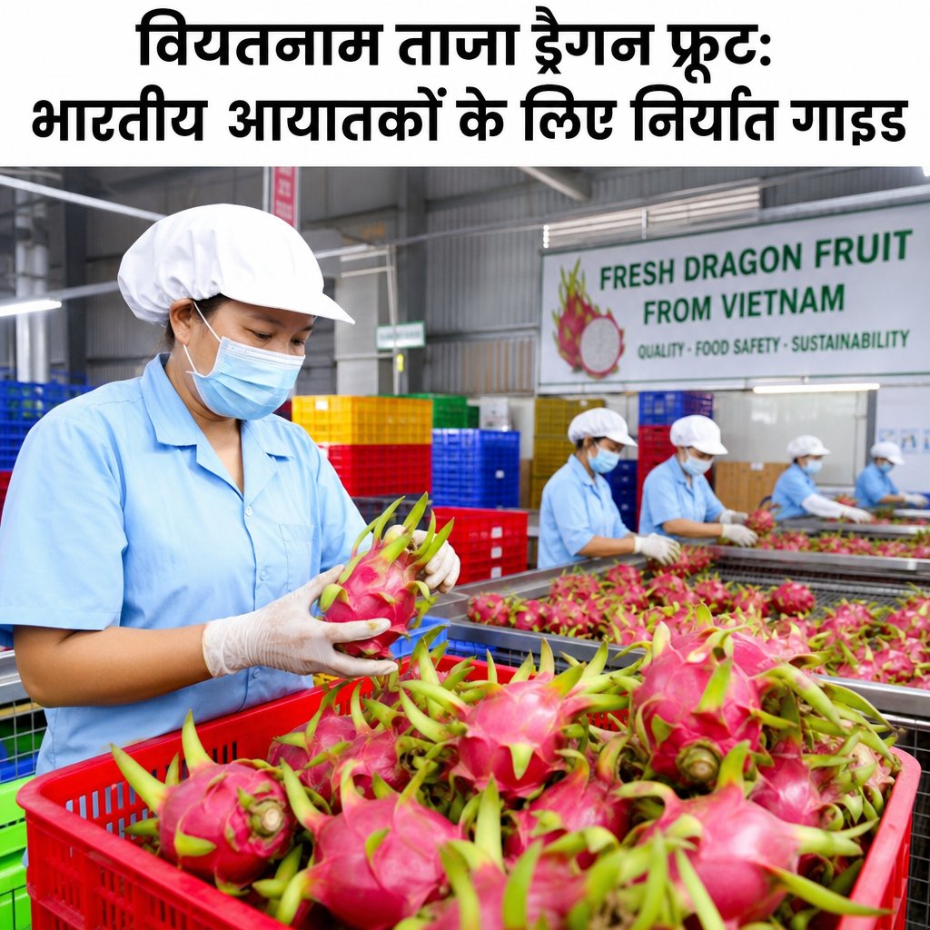 वियतनाम ताजा ड्रैगन फ्रूट: भारतीय आयातकों के लिए निर्यात गाइड