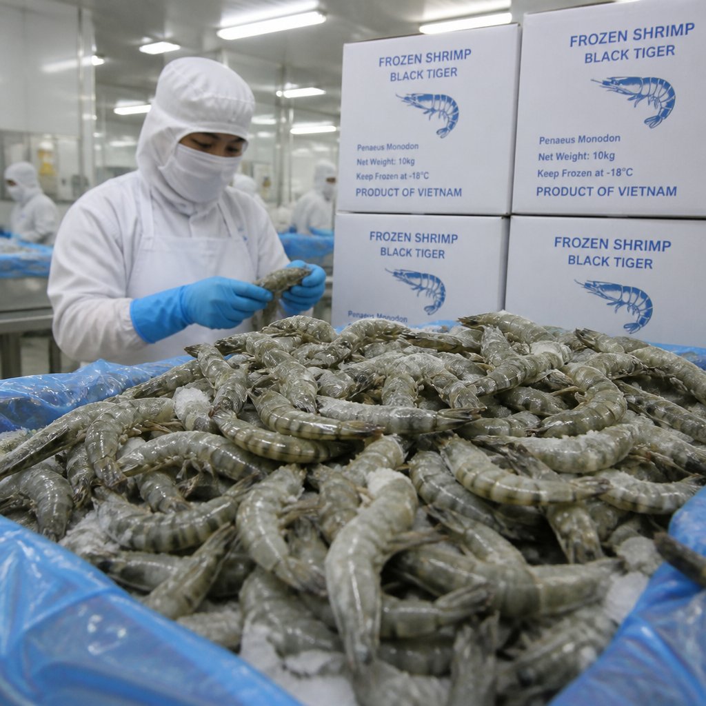 Вьетнамские замороженные креветки оптом — поставки морепродуктов