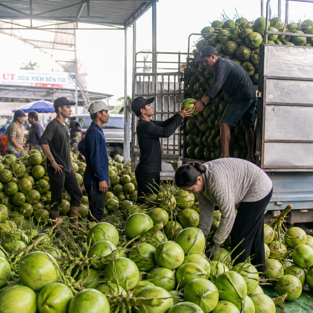 ដូងស្រស់ពីវៀតណាម៖ ប្រភពផ្គត់ផ្គង់សម្រាប់អ្នកលក់ផ្លែឈើ