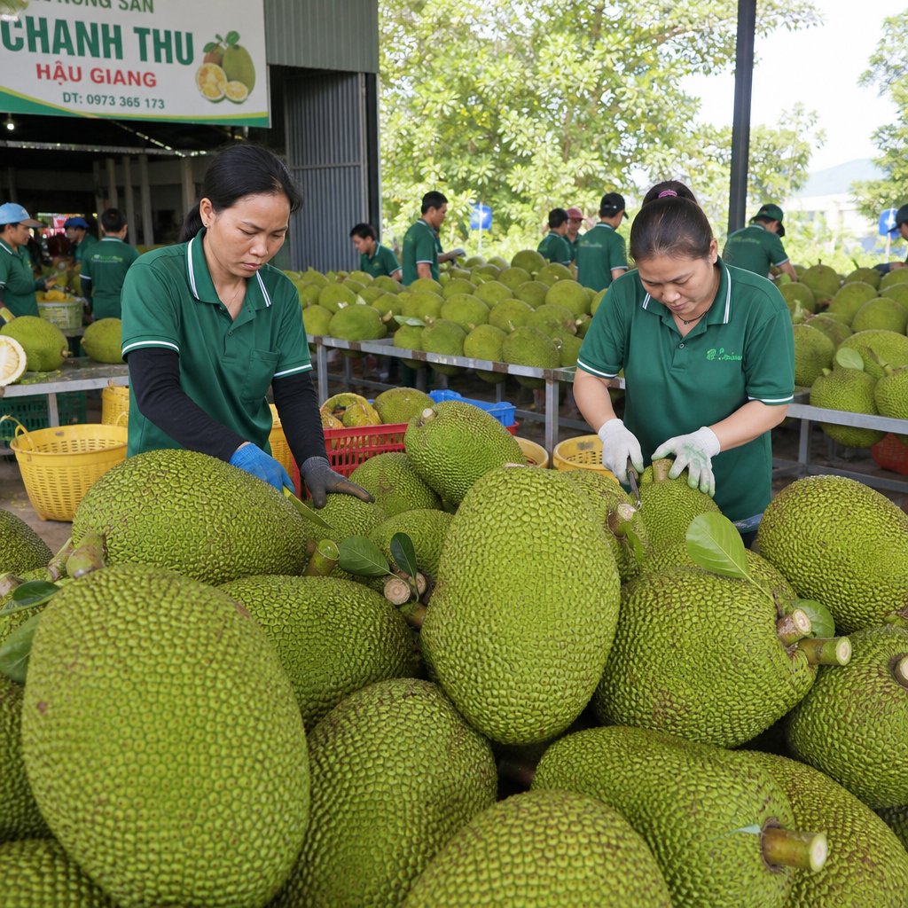 ขนุนเวียดนาม: ทางเลือกสำหรับตลาดผลไม้สดและอุตสาหกรรมแปรรูป