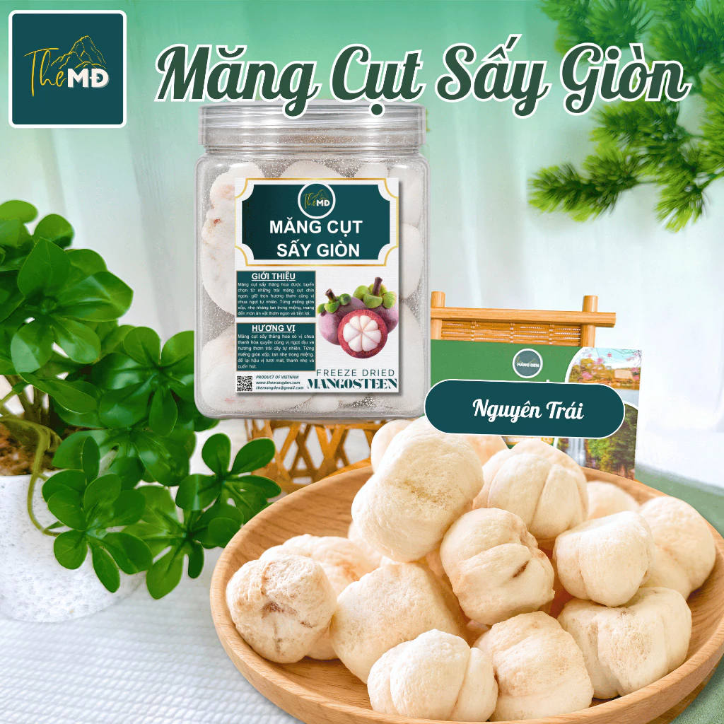 VIETNAMESE FREEZE-DRIED MANGOSTEEN 50G – CRISPY, LIGHT AND NATURALLY SWEET-AND-TANGY TROPICAL FRUIT SNACK 2