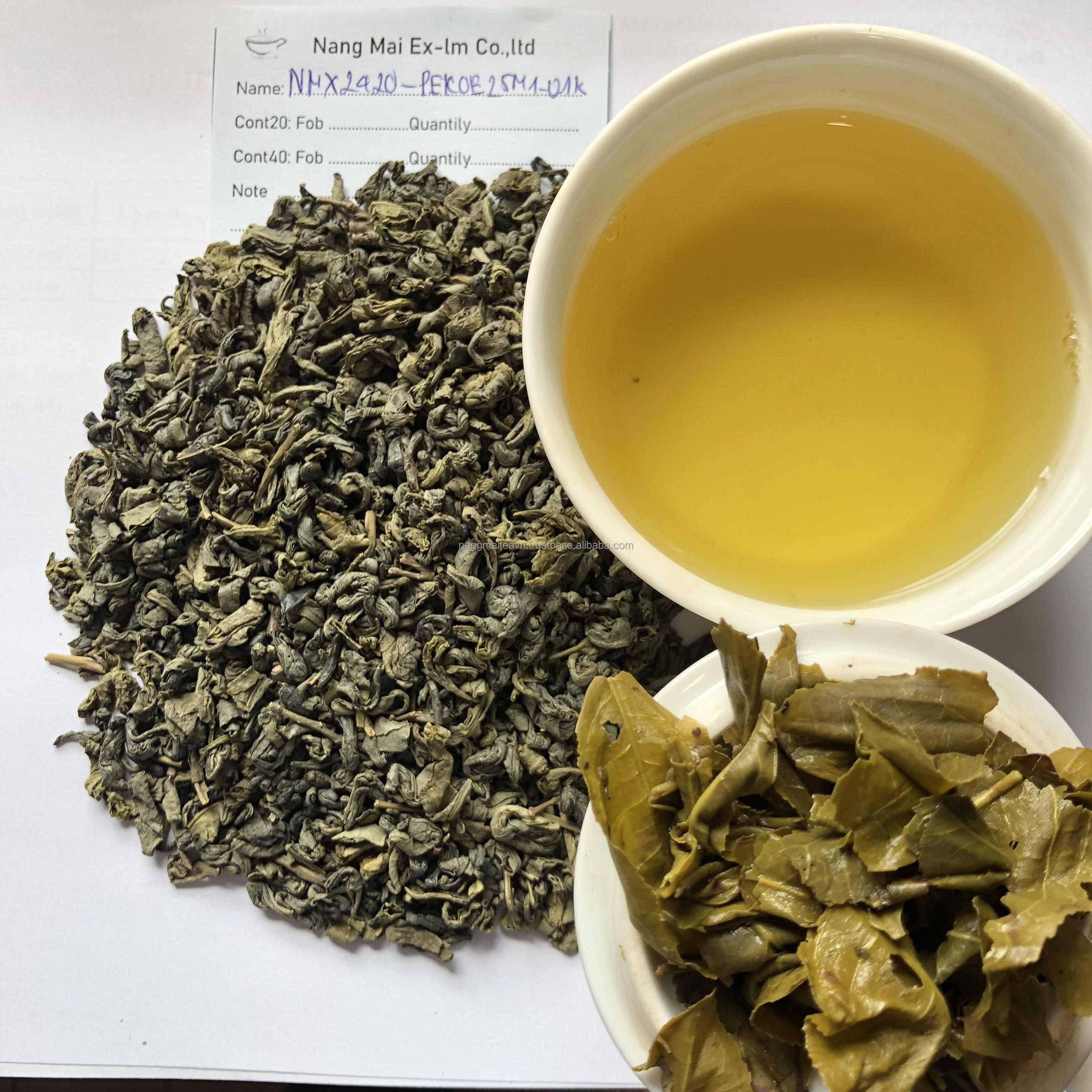PREMIUM ORGANIC ASSAM LOOSE LEAF GREEN TEA – HIGHLAND TEA, GOLDEN-YELLOW INFUSION, ISO-CERTIFIED SUPPLIER, BOX & POUCH PACKAGING