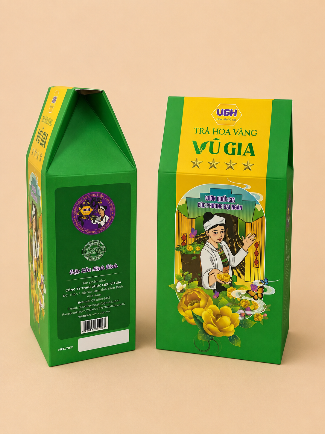 PREMIUM VIETNAMESE RIGID GREEN TEA BOX – FOUR-COLOR PRINTING, SELF-ERECTING DESIGN, ECO-FRIENDLY PAPER PACKAGING MANUFACTURER 2