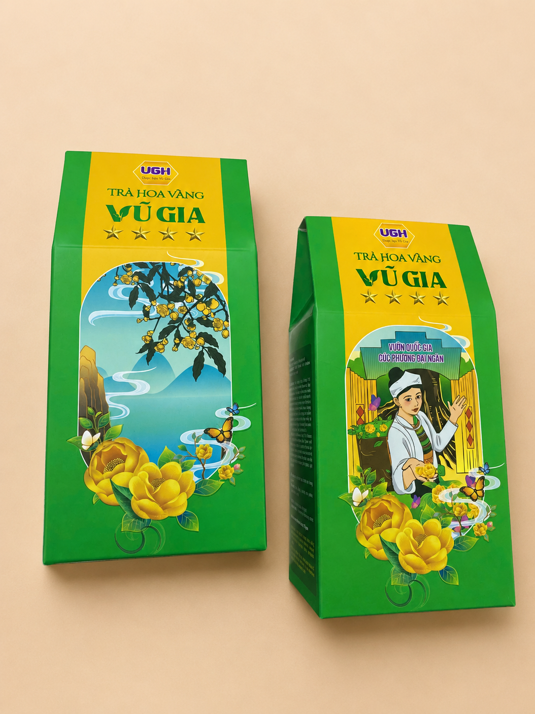 PREMIUM VIETNAMESE RIGID GREEN TEA BOX – FOUR-COLOR PRINTING, SELF-ERECTING DESIGN, ECO-FRIENDLY PAPER PACKAGING MANUFACTURER 3