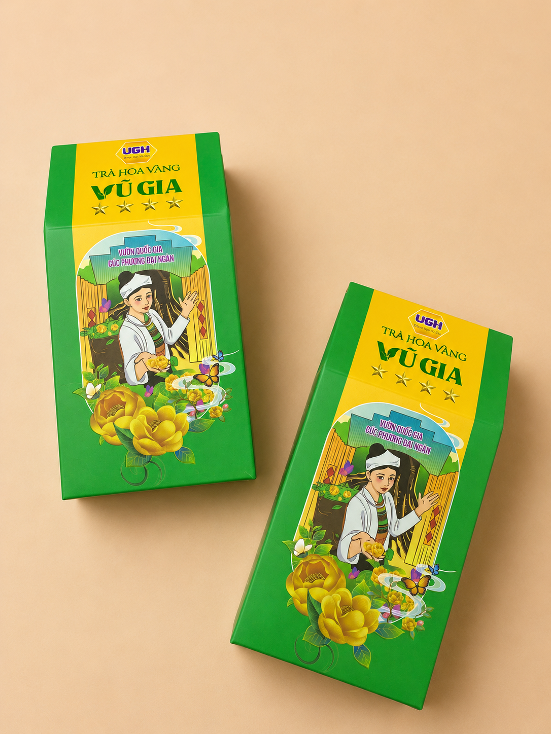 PREMIUM VIETNAMESE RIGID GREEN TEA BOX – FOUR-COLOR PRINTING, SELF-ERECTING DESIGN, ECO-FRIENDLY PAPER PACKAGING MANUFACTURER 4
