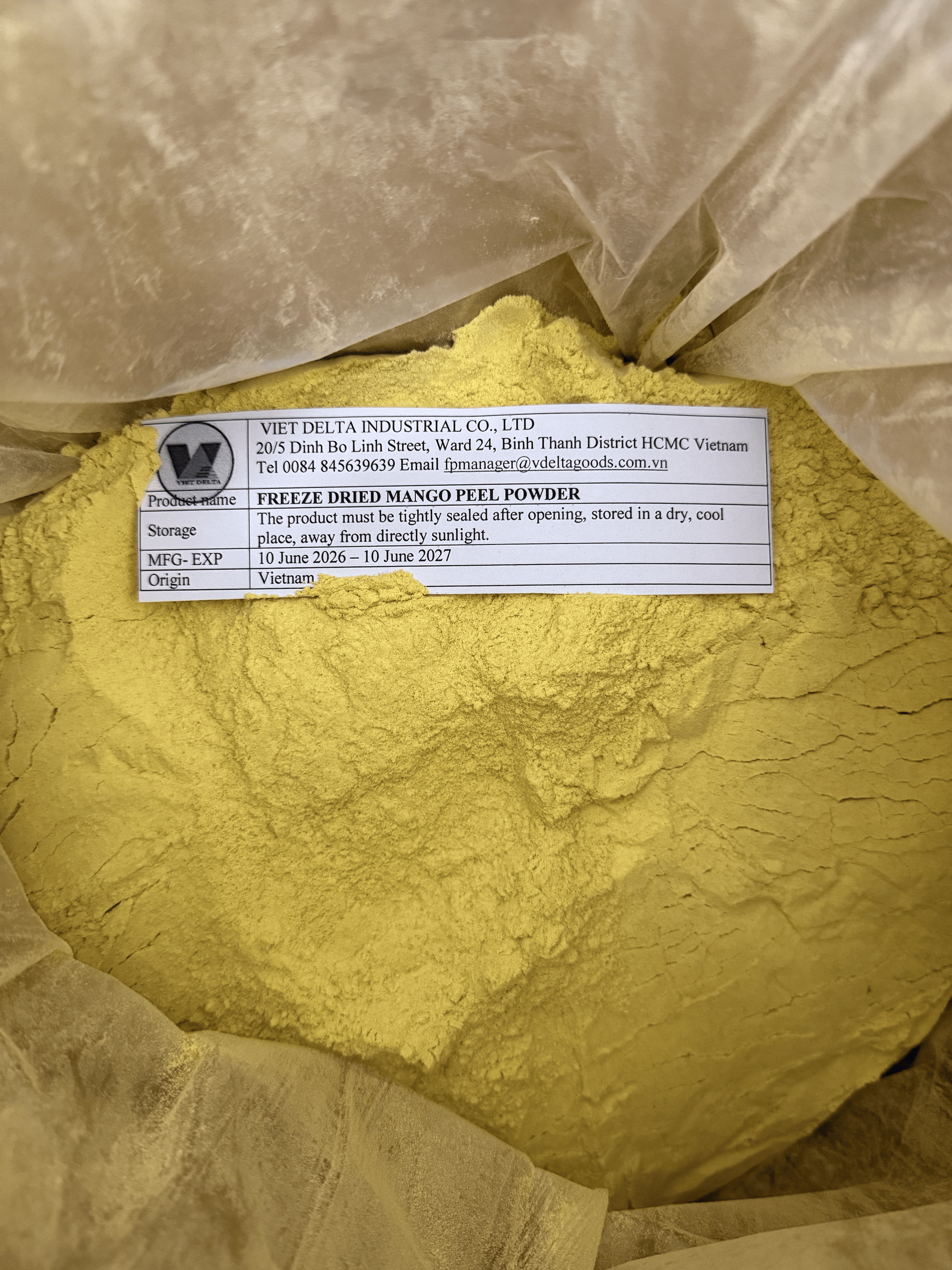 PREMIUM VIETNAMESE FREEZE-DRIED MANGO POWDER – 100% PURE, 12-MONTH SHELF LIFE, DIRECT FACTORY SUPPLY FOR WHOLESALE EXPORT 4