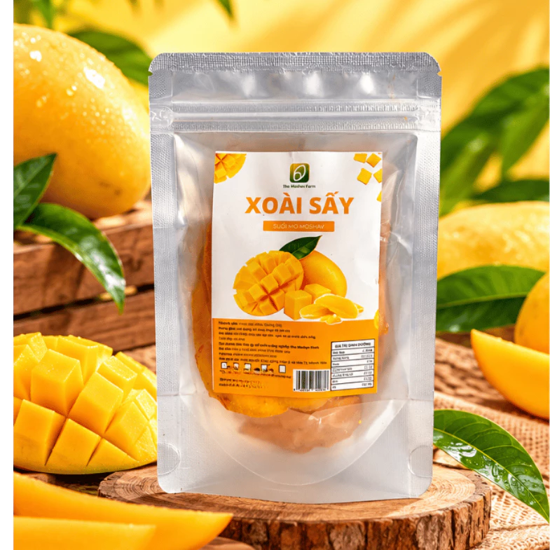 VIETNAMESE SOFT DRIED RIPE MANGO WITH CHILI SALT – LOW SUGAR, 500G ZIPPER POUCH, WHOLESALE EXPORT 3