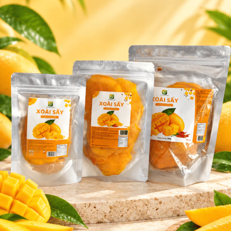 VIETNAMESE SOFT DRIED RIPE MANGO WITH CHILI SALT – LOW SUGAR, 500G ZIPPER POUCH, WHOLESALE EXPORT 4