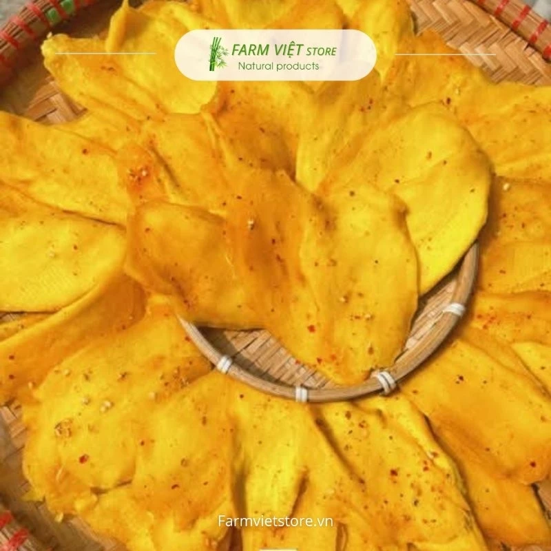 VIETNAMESE SOFT DRIED MANGO WITH CHILI SALT 500G – NHA TRANG-STYLE SOUR AND SPICY SNACK 3