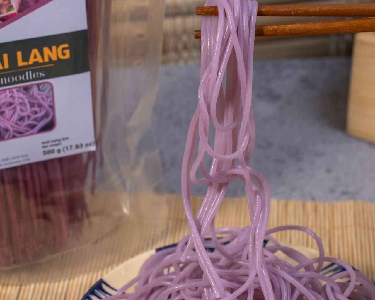 PREMIUM VIETNAMESE DRIED RICE VERMICELLI WITH PURPLE SWEET POTATO – GLUTEN-FREE, WHOLESALE EXPORT 2