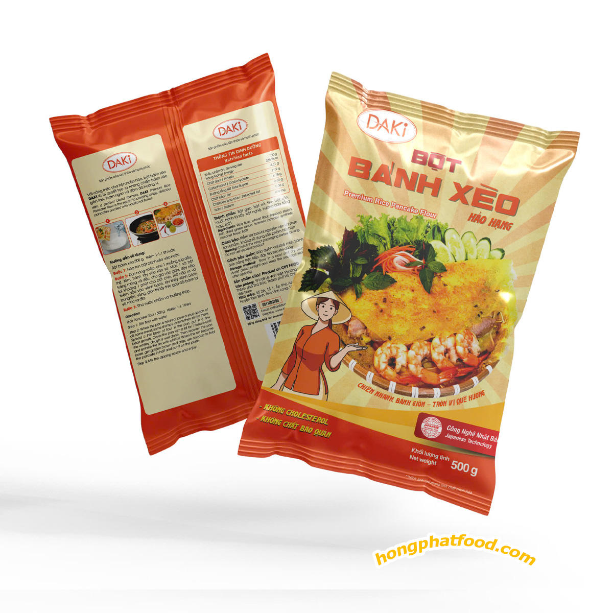 VIETNAMESE BANH XEO RICE FLOUR MIX 500G – DRY PANCAKE BATTER FOR FOOD DISTRIBUTORS AND WHOLESALE EXPORT 3