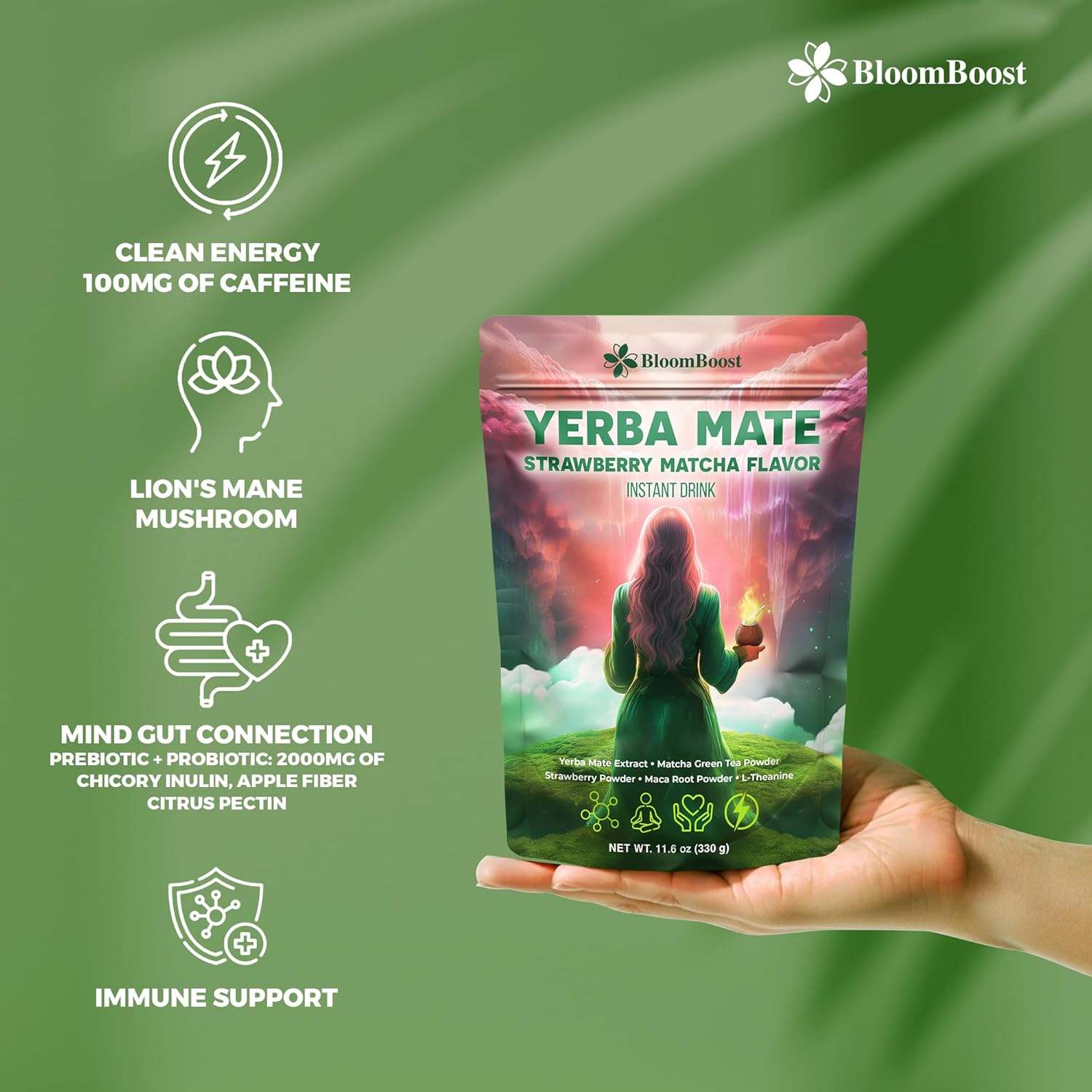PREMIUM VIETNAMESE STRAWBERRY MATCHA POWDER – FRUIT AND GREEN TEA BLEND FOR WHOLESALE EXPORT 2