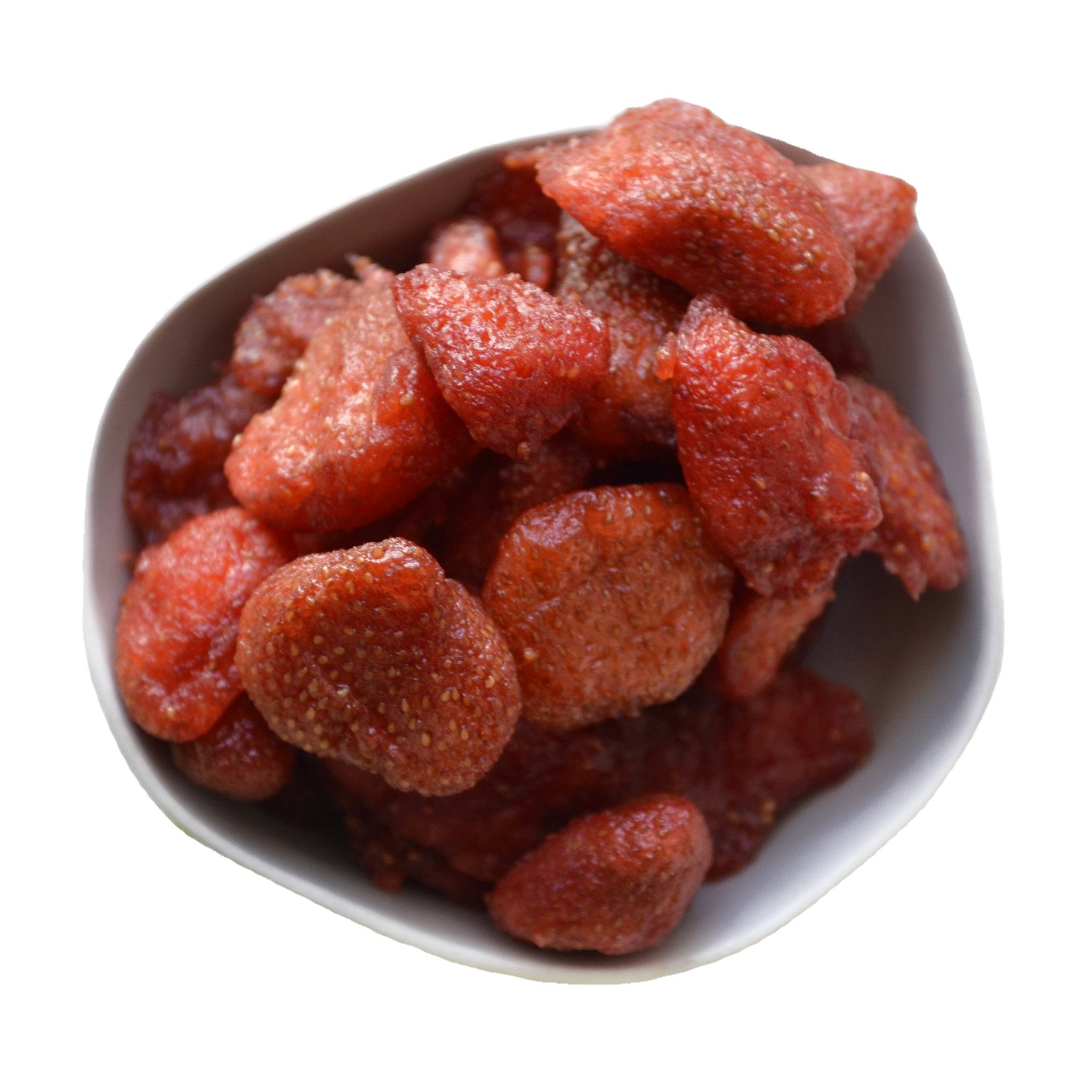 PREMIUM VIETNAMESE SOFT DRIED STRAWBERRIES – WHOLE AND SLICED FRUIT SNACKS FOR BULK WHOLESALE EXPORT 3