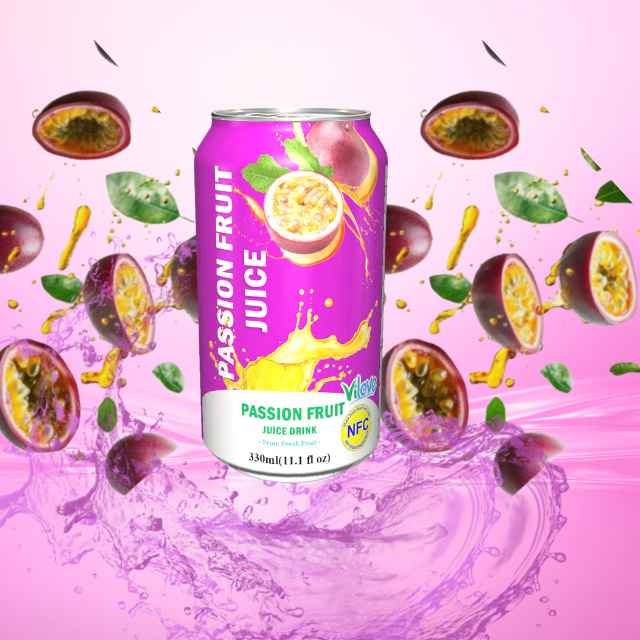 PREMIUM VIETNAMESE YELLOW PASSION FRUIT JUICE 330ML – READY-TO-DRINK CANNED BEVERAGE FOR WHOLESALE EXPORT 4