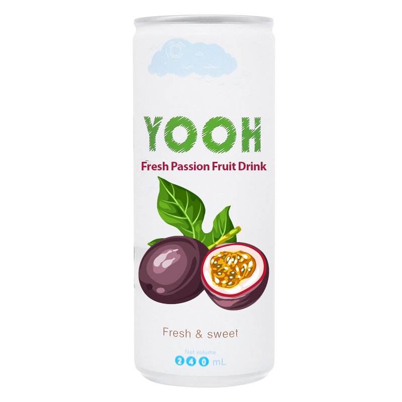 PREMIUM VIETNAMESE PASSION FRUIT JUICE 240ML – 100% PURE JUICE, 13° BRIX, NATURAL CONCENTRATION, BULK EXPORT SUPPLY