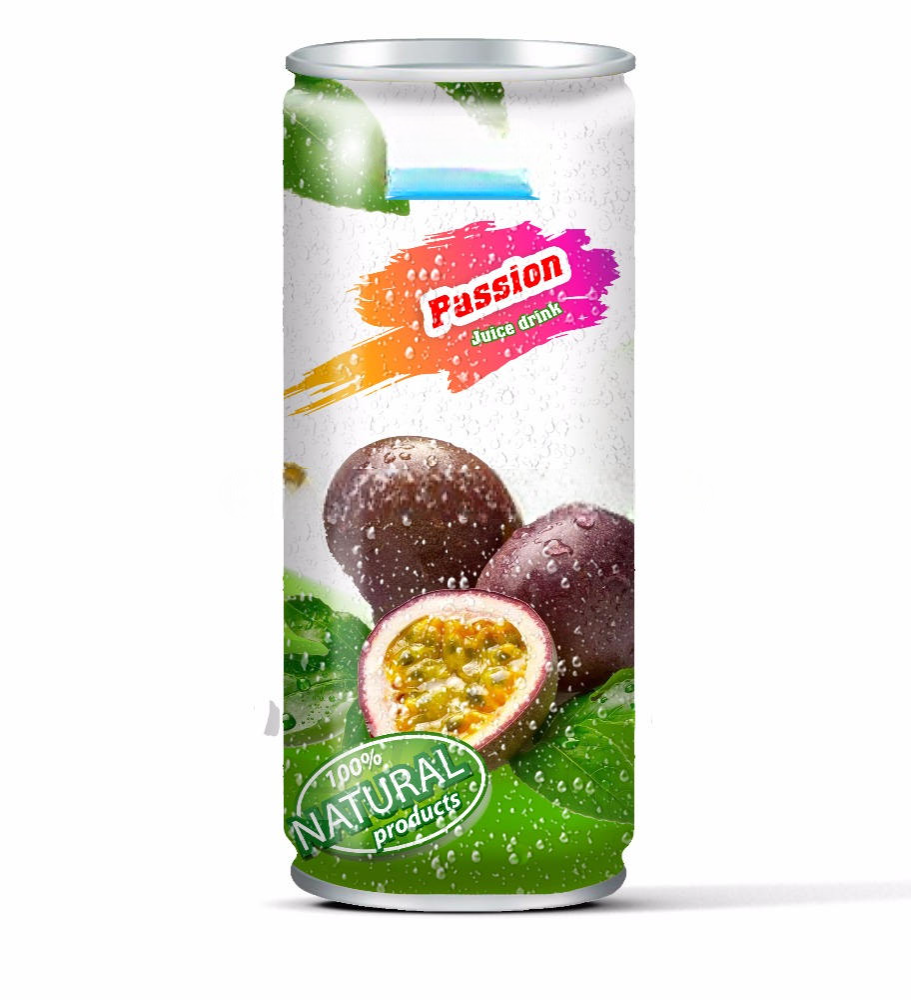 PREMIUM VIETNAMESE CANNED PASSION FRUIT JUICE 250ML – ISO/HACCP COMPLIANCE, 18-MONTH SHELF LIFE AND WHOLESALE EXPORT