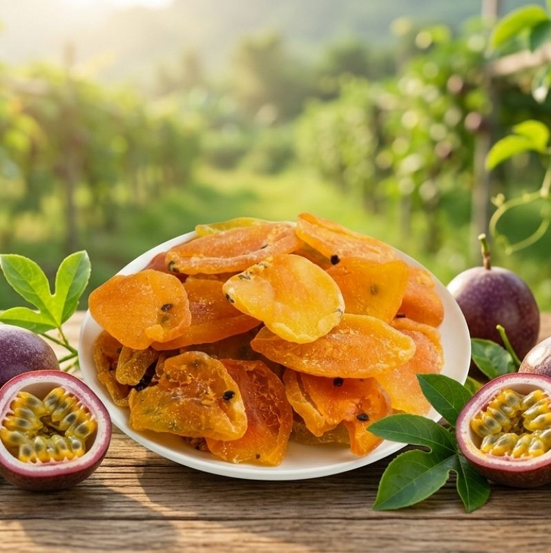 PREMIUM VIETNAMESE SUGARED DRIED PASSION FRUIT PEEL – 5–8CM SLICES, NATURAL TROPICAL SNACK AND BULK EXPORT SUPPLY 2