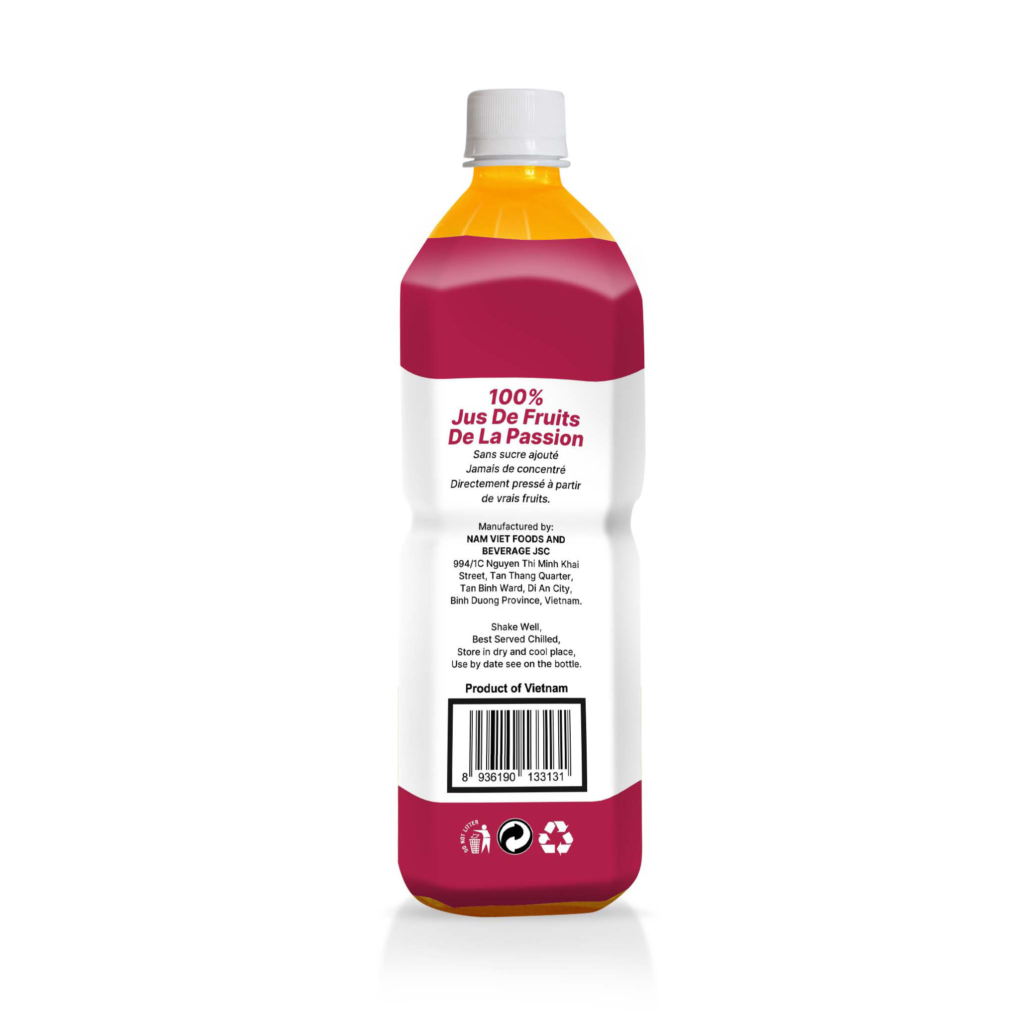 PREMIUM VIETNAMESE 100% PASSION FRUIT JUICE – 33.8 FL OZ, NO ADDED SUGAR, OEM PRIVATE LABEL AND FREE SAMPLE OPTIONS 2