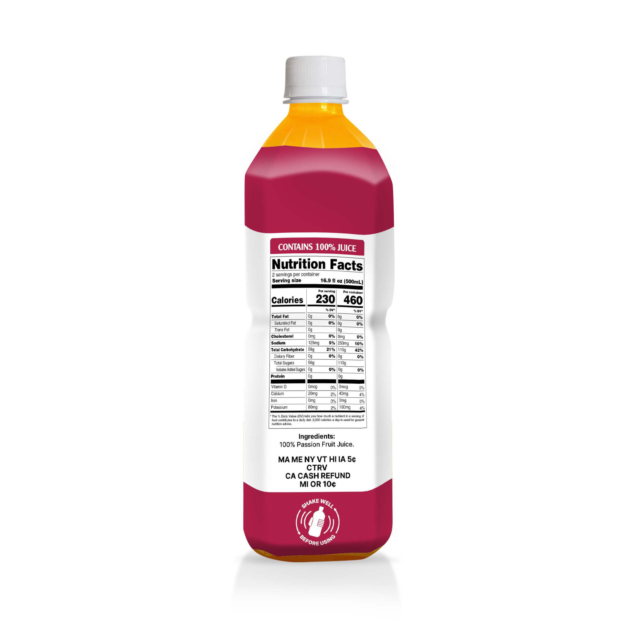 PREMIUM VIETNAMESE 100% PASSION FRUIT JUICE – 33.8 FL OZ, NO ADDED SUGAR, OEM PRIVATE LABEL AND FREE SAMPLE OPTIONS 3