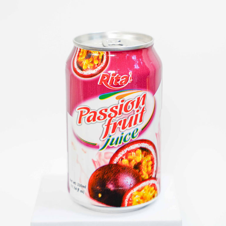 PREMIUM VIETNAMESE CANNED PASSION FRUIT JUICE DRINK 330ML – OEM MANUFACTURING, PRIVATE LABEL AND WHOLESALE EXPORT